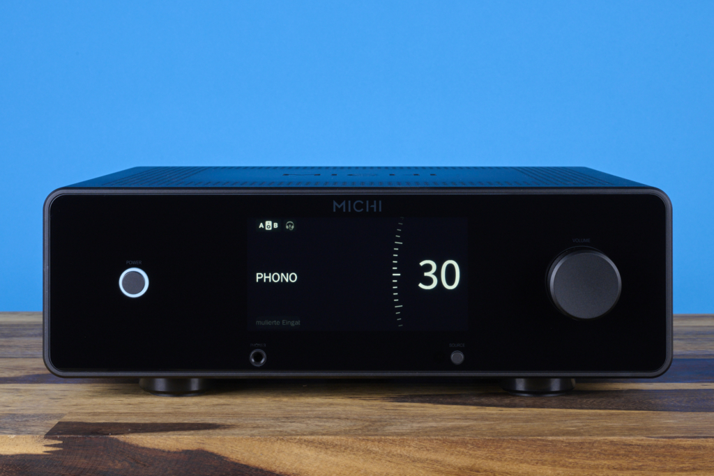 Rotel Michi X430 – Display im Phono-Betrieb