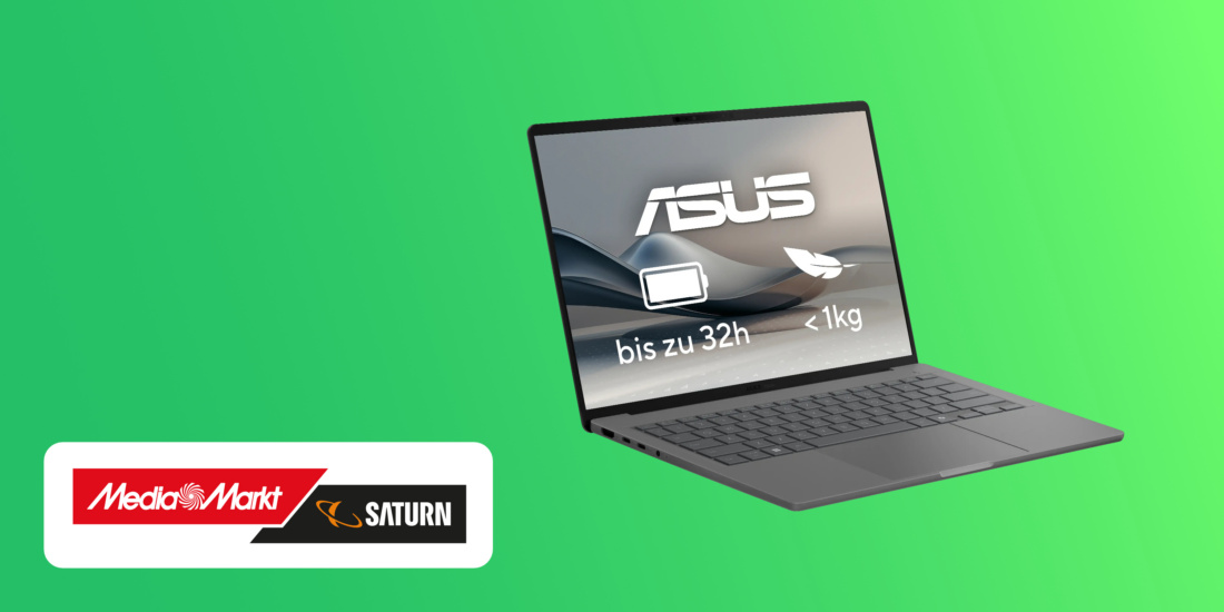 Asus Zenbook A14 mit Qualcomm Snapdragon Prozessor jetzt im Angebot erhaeltlich