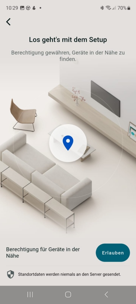 Einrichtung Sony Bravia Connect App