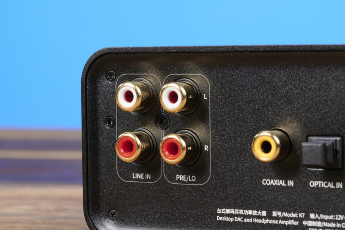 FiiO K7 BT Anschlüsse analog