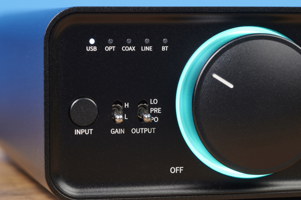 FiiO K7 BT Kippschalter Front