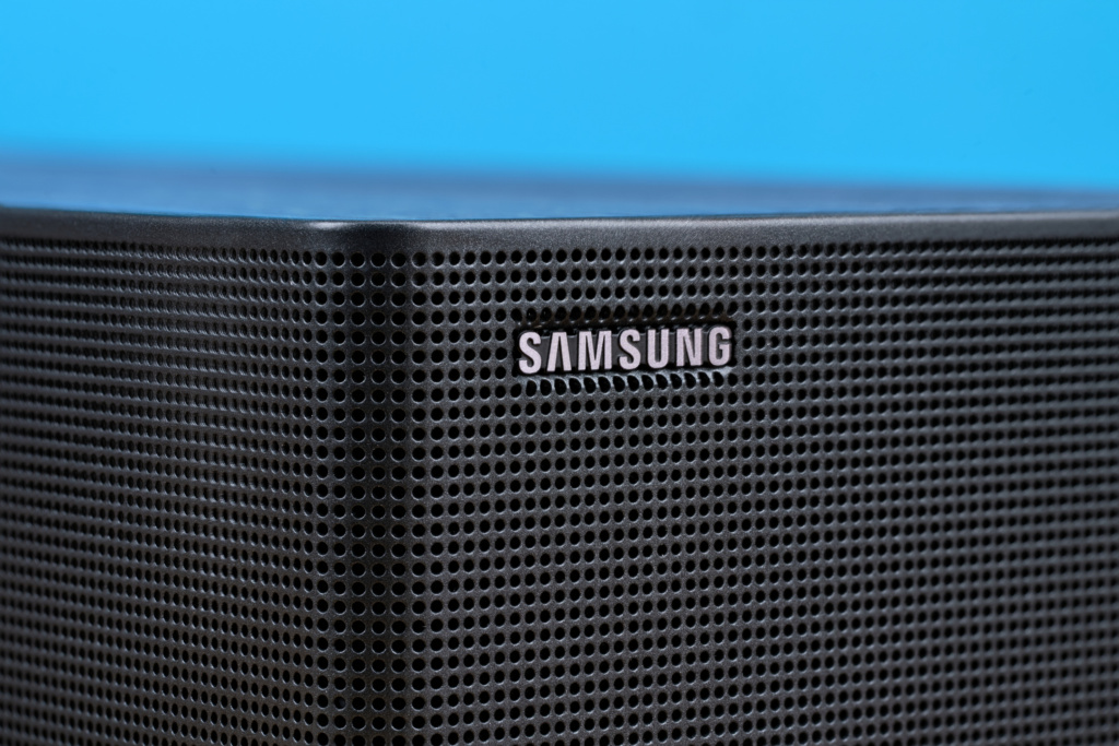Logo Samsung im Detail