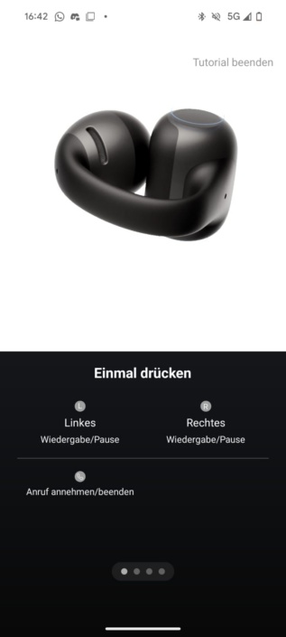 Shokz OpenDots 2 – Bedienung