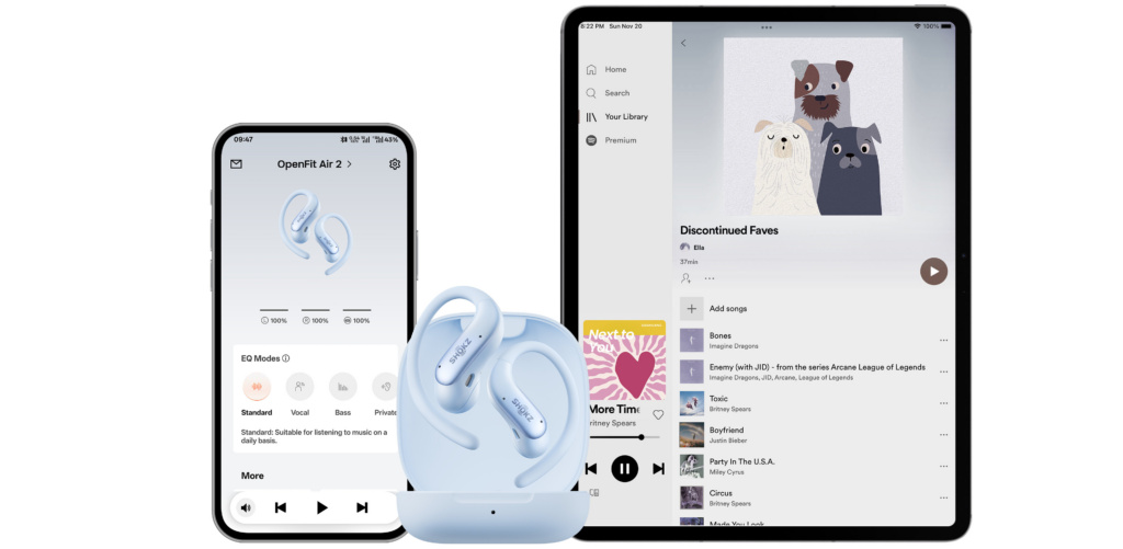 Die OpenFit Air 2 kannst du natürlich umfangreich über die Begleit-App anpassen.