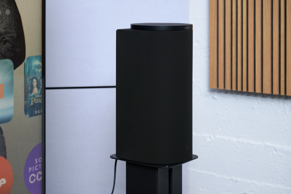 Front-Speaker Sony Bravia Theatre Trio auf Ständer