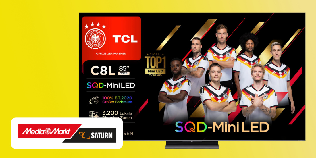 TCL C8L im Angebot in 85 Zoll