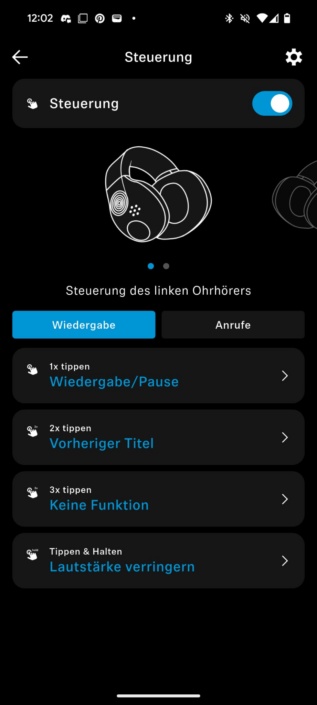 Sennheiser Accentum Clip – Bedienung