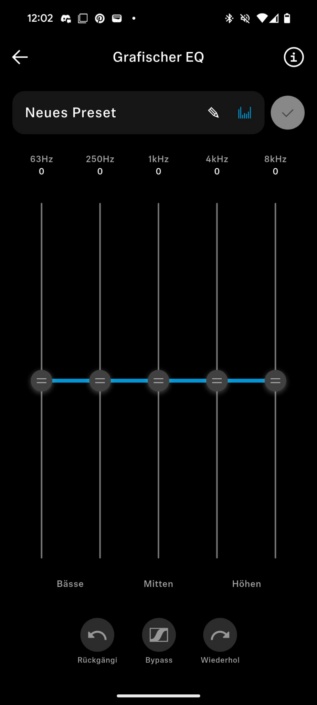 Sennheiser Accentum Clip – Screenshot EQ