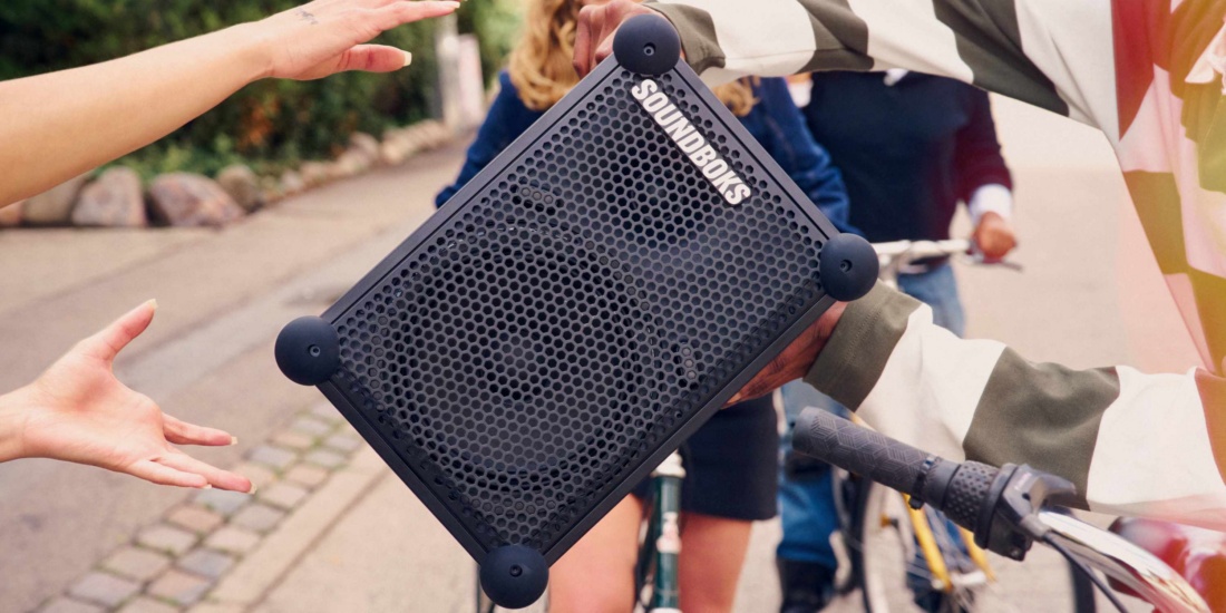 Soundboks stellt Rider vor Diese Soundboks ist so kompakt wie nie
