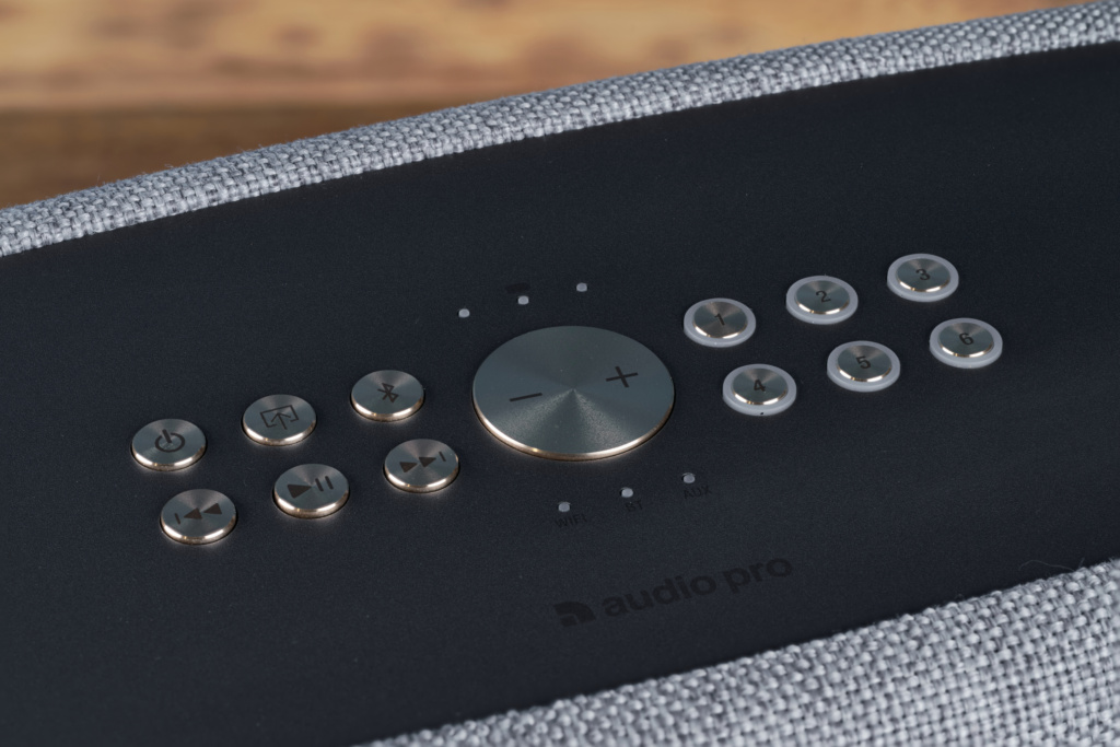 Audio Pro A15 W im Test – Bedienung