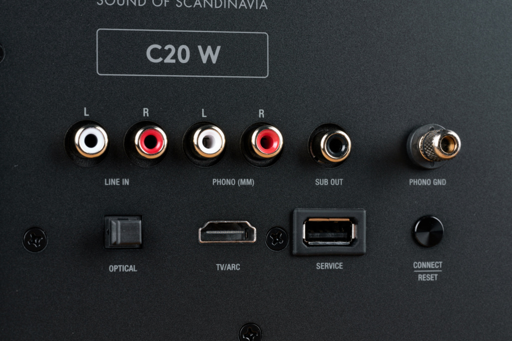 Audio Pro C20 W im Test – Anschluesse