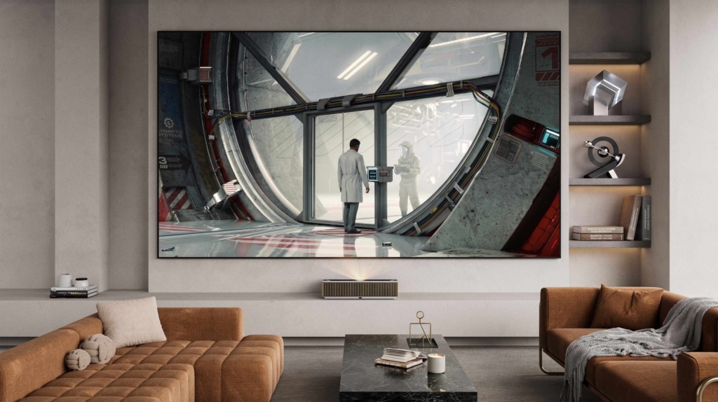 Der AWOL LuxVision liefert dir bis zu 200 Zoll Diagonale - das schafft kein Smart-TV.