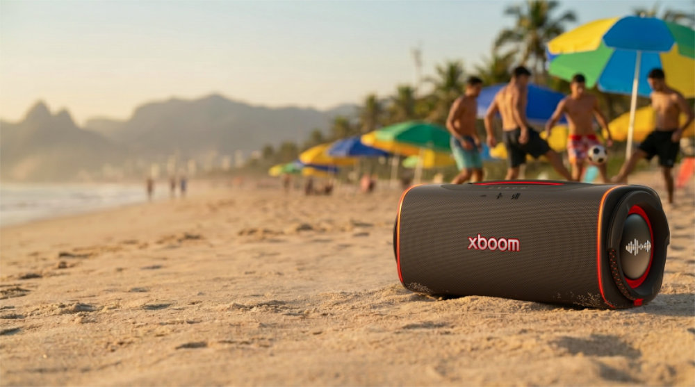 Der LG xboom Blast ist vor Staub und Wasser geschützt.