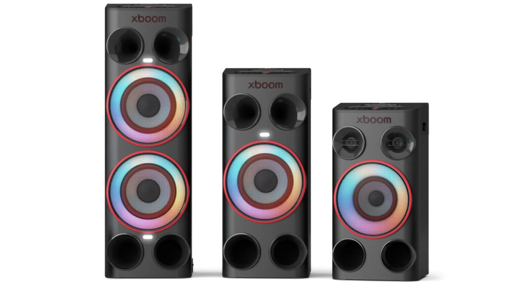 Die drei neuen LG xboom Power.