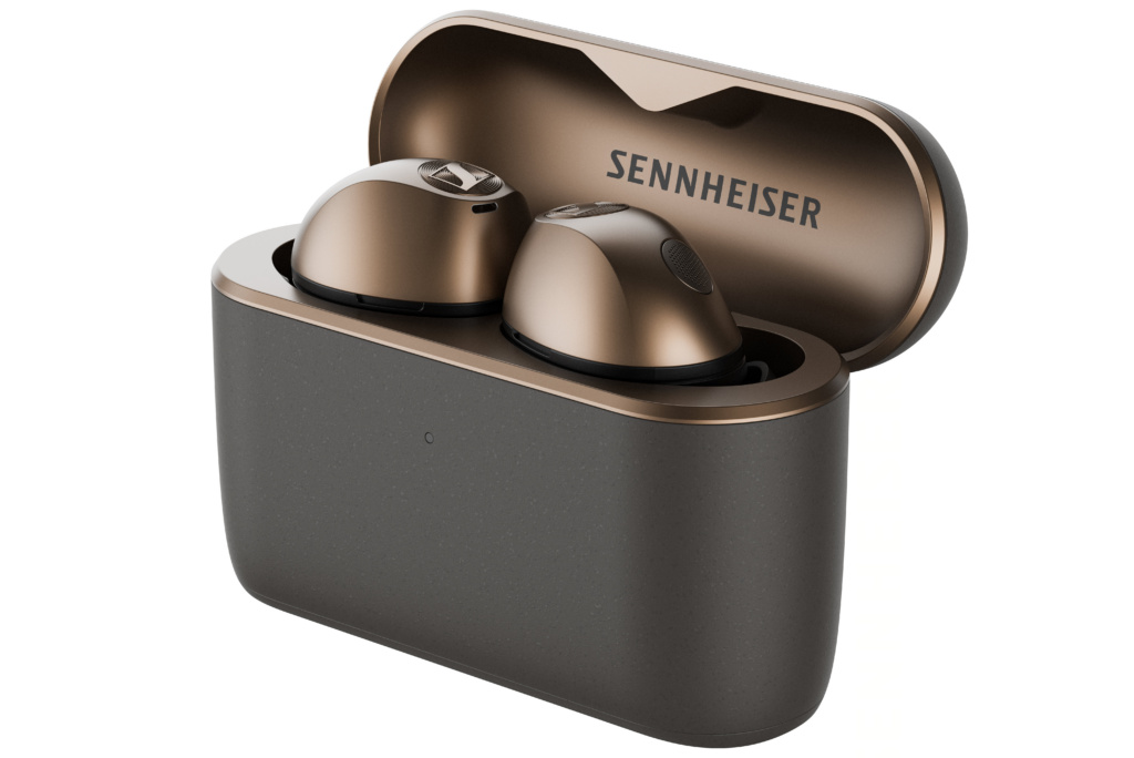 Die Sennheiser Momentum True Wireless 5 unterstützen ANC und KI-Sprachverbesserung.