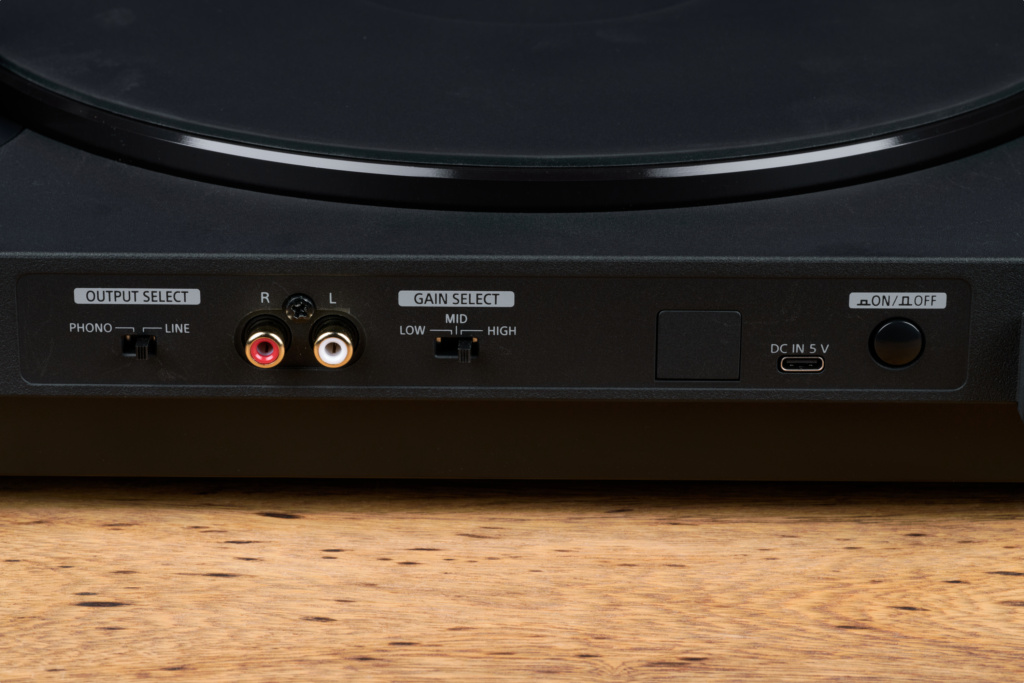 Sony PS-LX5BT – Anschlüsse