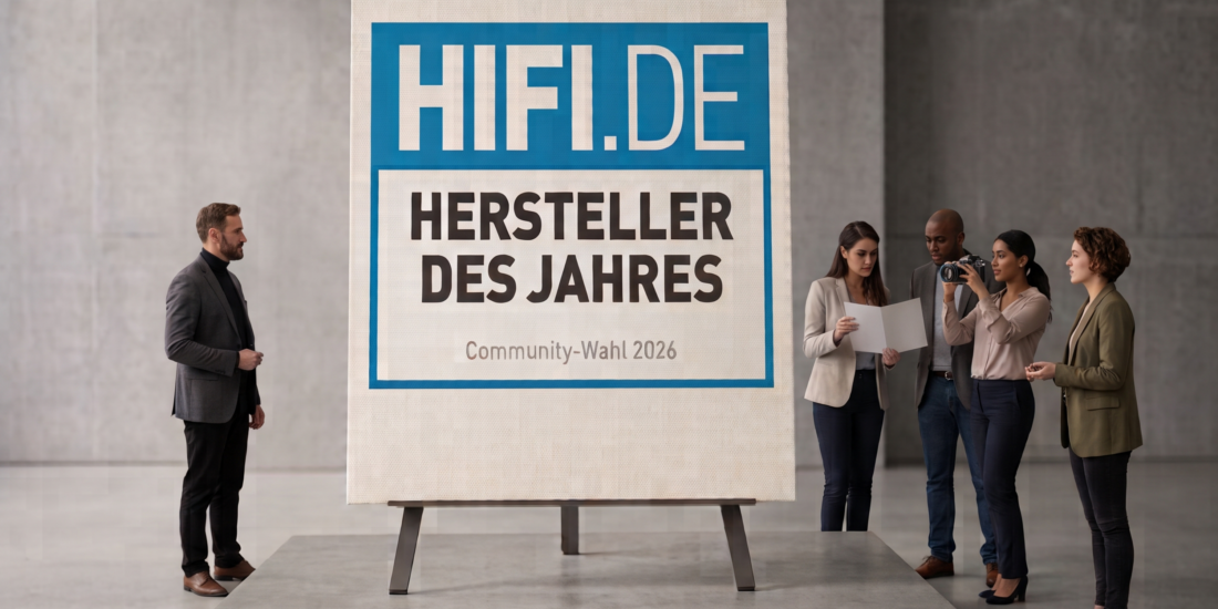Die Sieger der Wahl Hersteller des Jahres 2026 bei HIFI.DE stehen fest.