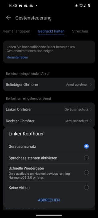 Huawei FreeBuds Neo – Bedienung