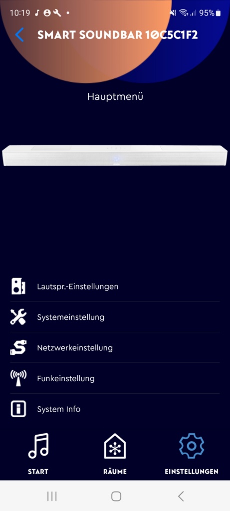 Canton Smart App Koppelung