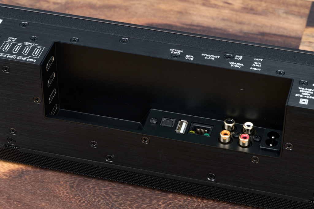 Anschlüsse Canton Smart Soundbar 10 S2