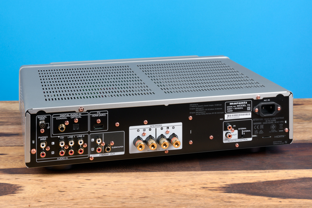 Marantz Model 70 – Rückseite mit Anschlüssen