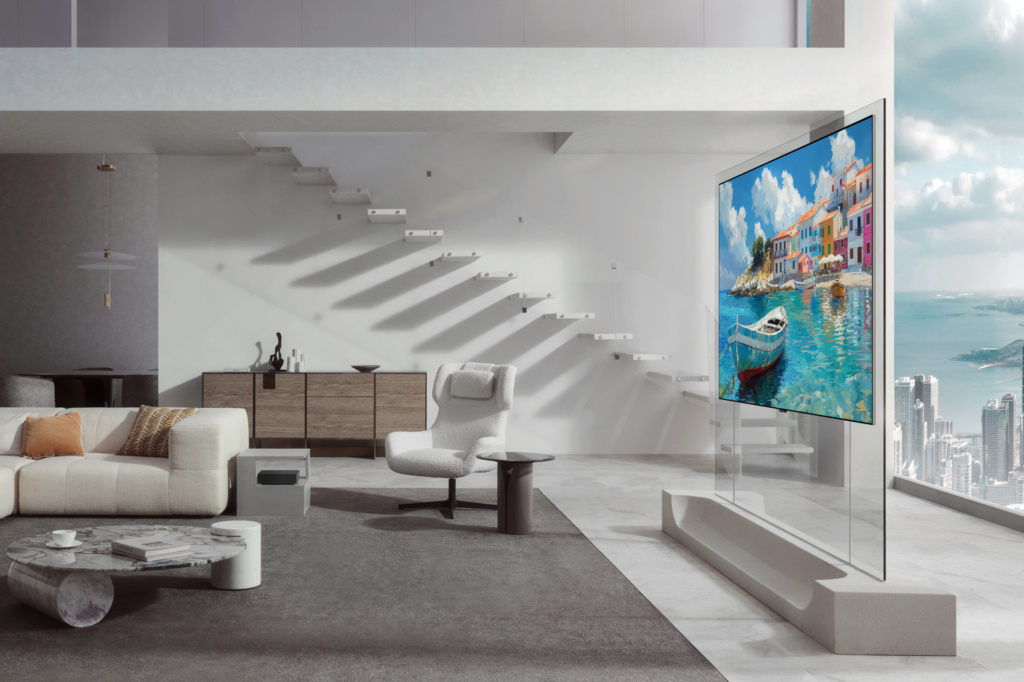 LG OLED W6 Beispielbild Wohnzimmer