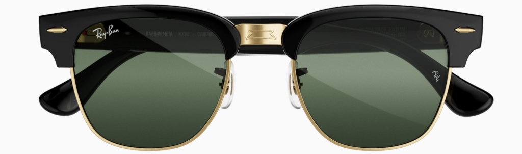 Hier siehst du die Ray-Ban Meta Audio im Clubmaster-Design. 