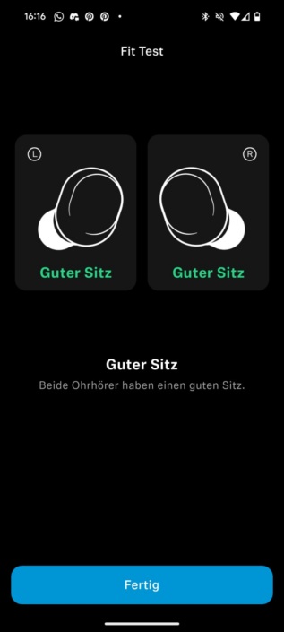 Sennheiser Momentum True Wireless 5 Passtest