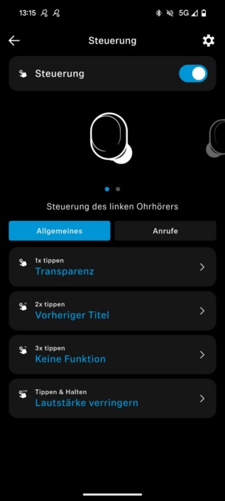 Sennheiser Momentum True Wireless 5 Bedienung