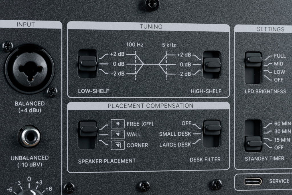 Teufel Studio 5X Einstellungen Rückseite