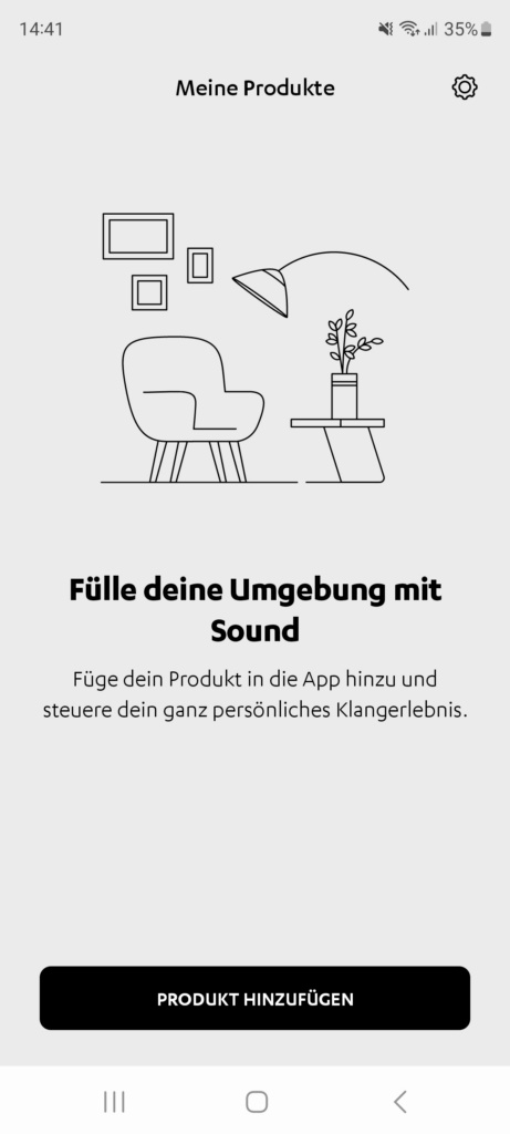 Einrichtung Teufel Home