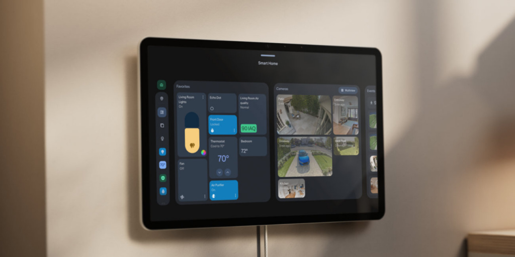 Mit dem Amazon Echo Show 16 kannst du dein Smart-Home steuern und Fire TV nutzen.
