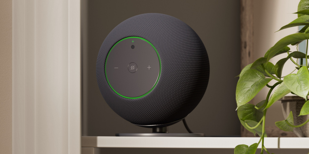 Der neue Amazon Echo Studio integriert auch einen Kamerasensor.