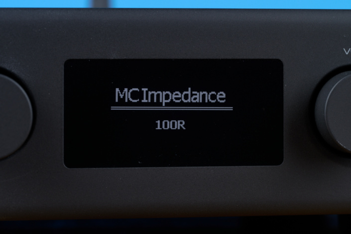 Audiolab PPA7 Display Detail MC-Impedanz