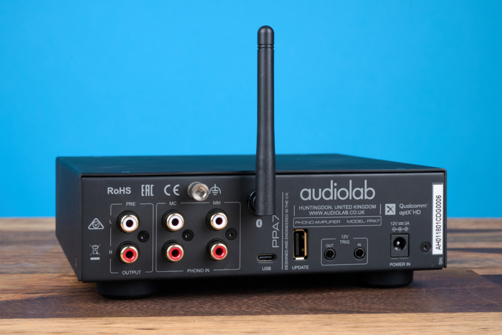 Audiolab PPA7 Rückseite Anschlüsse