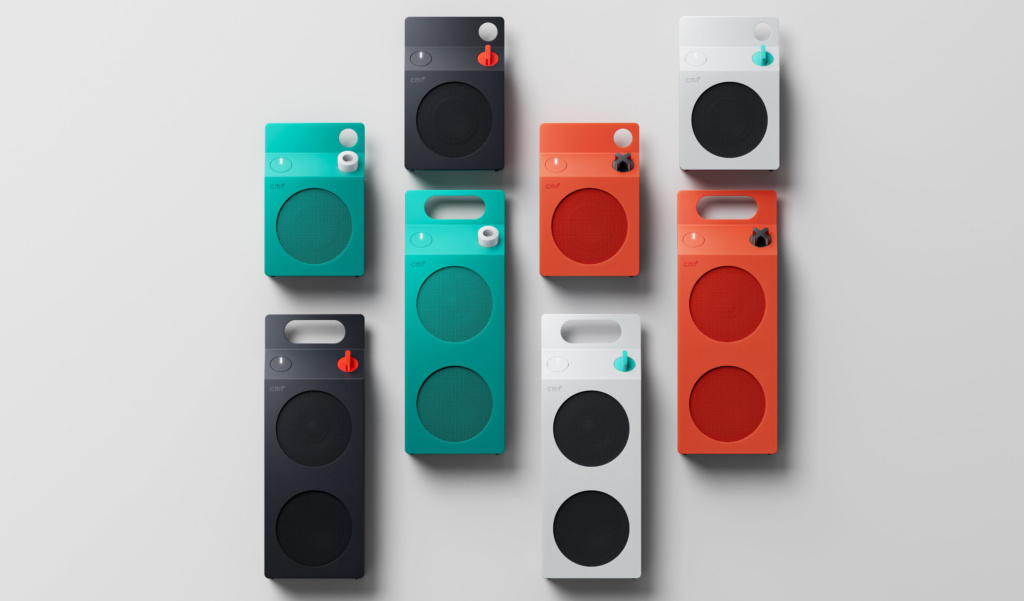 Die beiden Bluetooth-Speaker von CMF, S und M, erinnern an Tetrapaks.