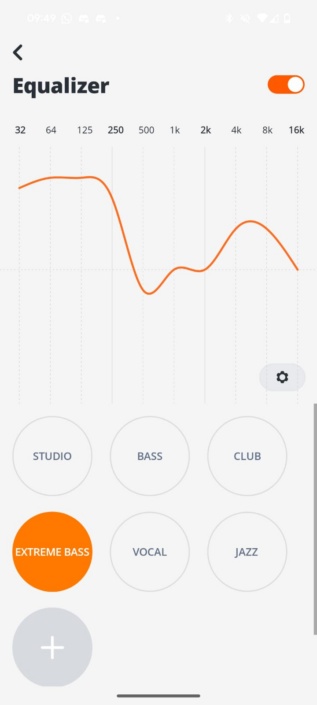 JBL Live Beam 4 – Equalizer