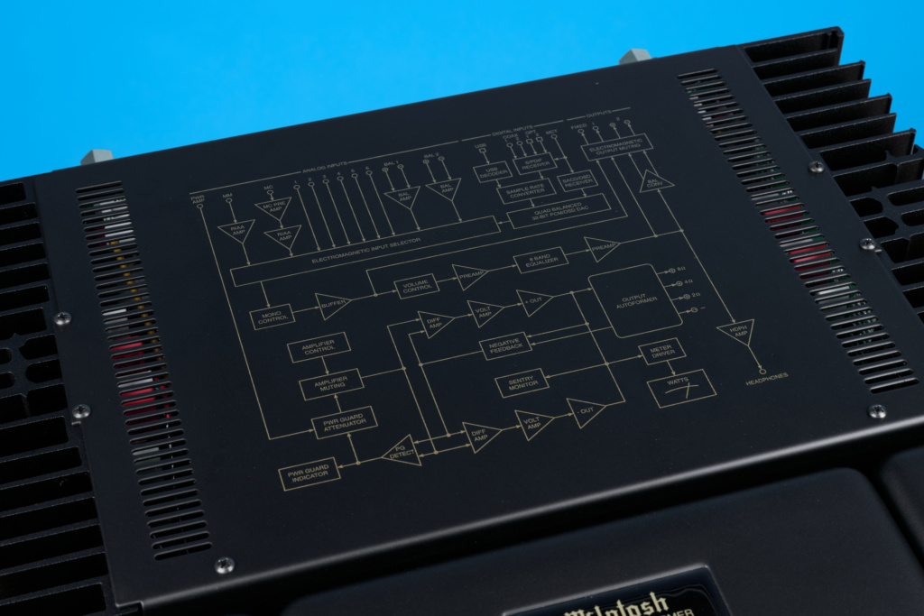 McIntosh MA9500 Schaltplan Oberseite