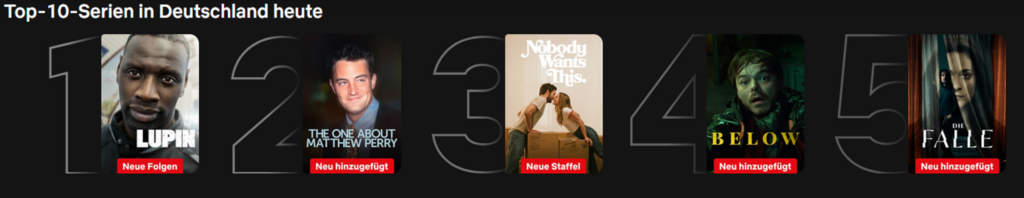 Serien Netflix Oktober