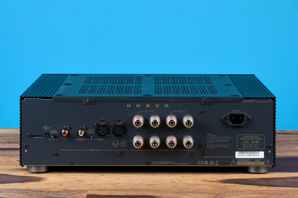 Onkyo M-80 Rückseite frontal