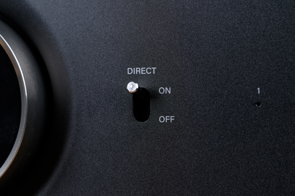 Onkyo P-80 Direct-Schalter Detail
