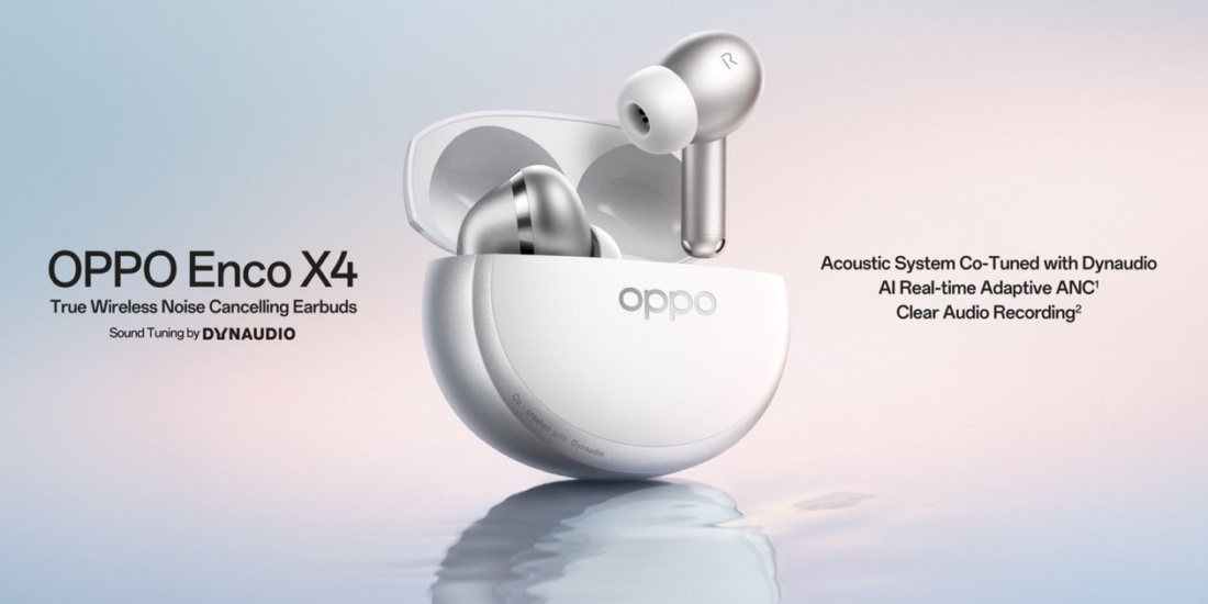 Die neuen Oppo Enco X4 sollen mit Klang von Dynaudio punkten.