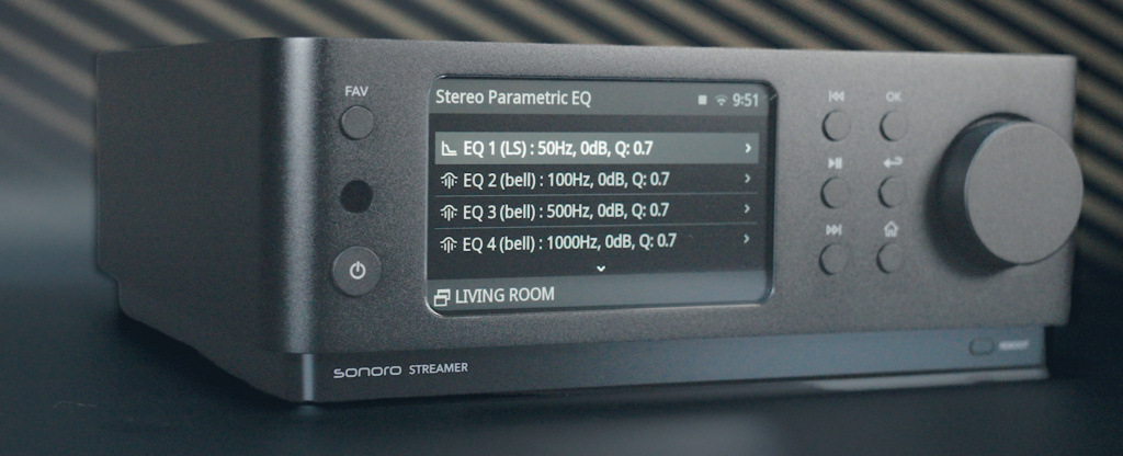 Der Sonoro Streamer lässt sich per Ethernet ins Multiroom-System einbinden.