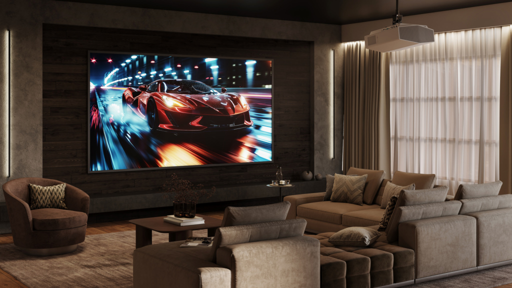 Rennsport am Sony BRAVIA Projector 7