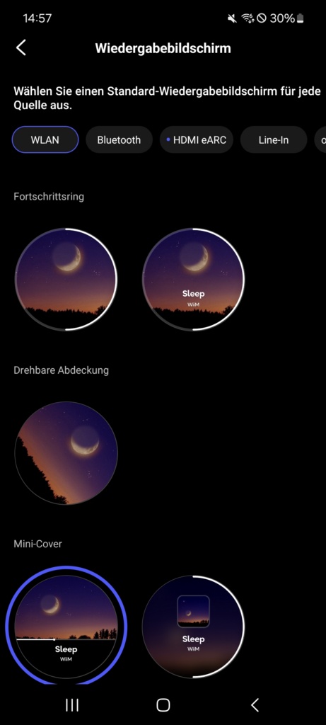 WiiM Home App Einstellungen Screen